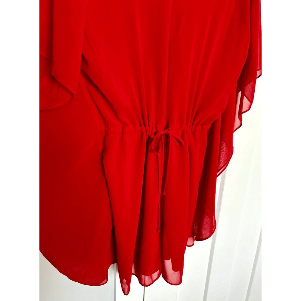 C Brand Tie Waist Flowy Rayon Dressy Romper Women's Size Small - Picture 8 of 8